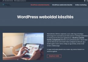 Prémium WordPress weboldal készítés